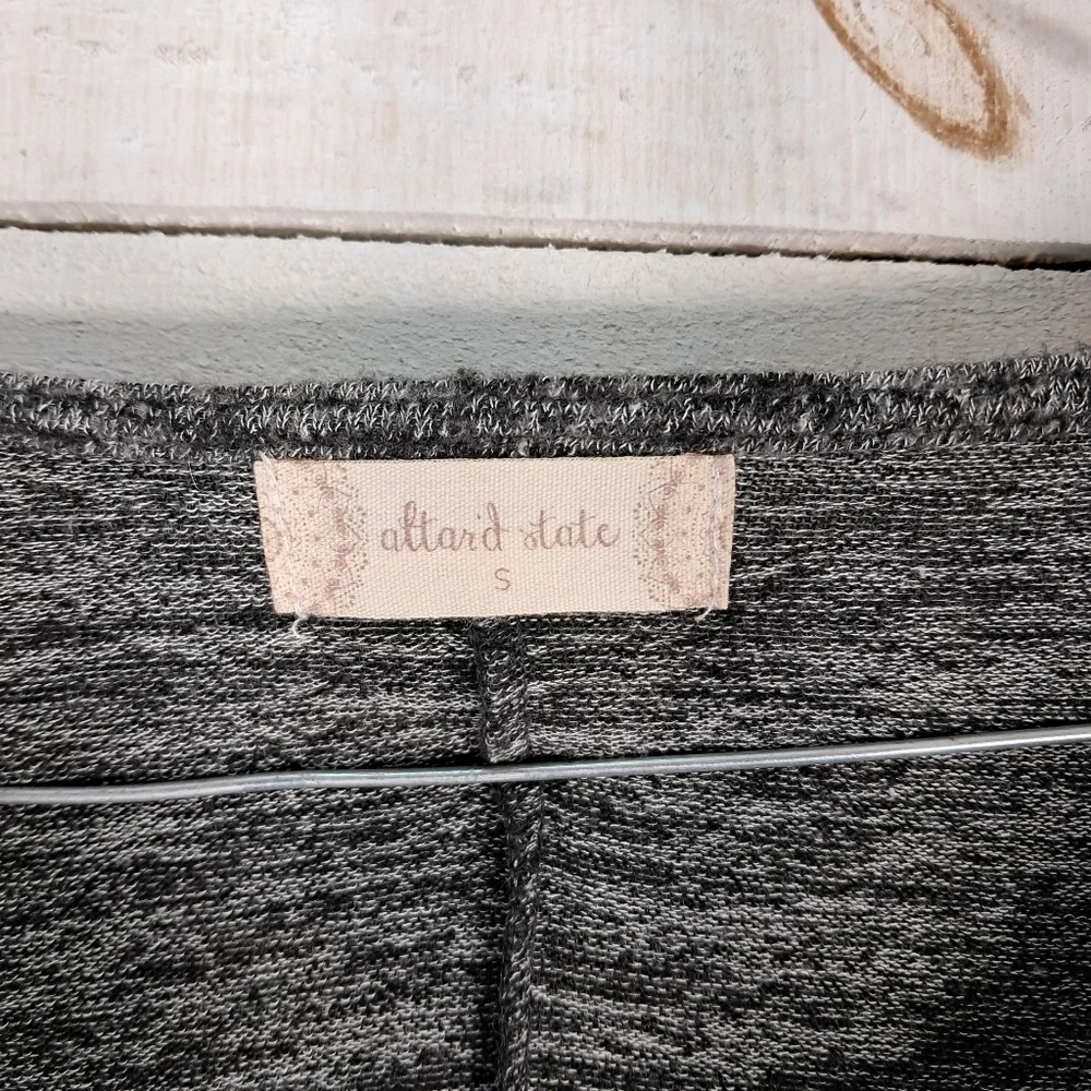 Altar'd State Grey Long Sleeve Dress Size Small